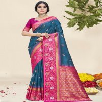 bunawat nirupa silk vol 05 wedding festival wear silk fabric saree collection