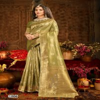 Saroj Satrani Tissue Jharkan Vol-3 Wholesale Soft Tissue With Jharkan Pallu Sarees