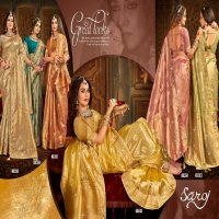 Saroj Satrani Tissue Jharkan Vol-3 Wholesale Soft Tissue With Jharkan Pallu Sarees