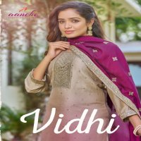 Aanchi Vidhi Wholesale Vichitra Fabrics Top With Pant And Dupatta