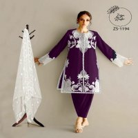 Zoya Studio ZS-1194 Wholesale Luxury Pret Collection Tunics And Pant