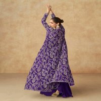 Aashirwad Purple Wholesale New Free Size Stitched Salwar Kameez