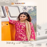 Suryajyoti Nayantara Vol-1 Wholesale Heavy Roman With Work Readymade Suits