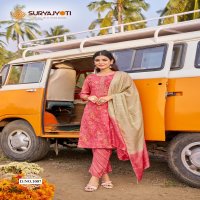 Suryajyoti Nayantara Vol-1 Wholesale Heavy Roman With Work Readymade Suits