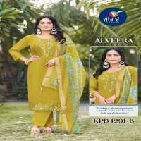 alveera by vitara fashion roman silk readymade luxurious combo suit for women