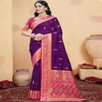 bunawat gulprabha silk wedding festival wear silk fabric saree collection