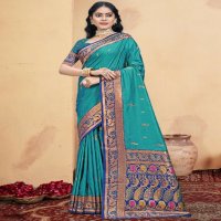 bunawat gulprabha silk wedding festival wear silk fabric saree collection