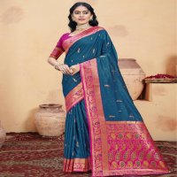 bunawat gulprabha silk wedding festival wear silk fabric saree collection