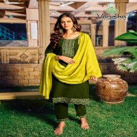 vaniska present fiza vol 4 roman silk classic simple readymade kurti With Pant And Dupatta