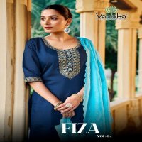 vaniska present fiza vol 4 roman silk classic simple readymade kurti With Pant And Dupatta