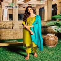 vaniska present fiza vol 4 roman silk classic simple readymade kurti With Pant And Dupatta