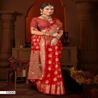 Saroj Richie Rich Jharkan Vol-1 Wholesale Fendi Fabrics With Jharkan Work Sarees