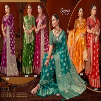 Saroj Richie Rich Jharkan Vol-1 Wholesale Fendi Fabrics With Jharkan Work Sarees