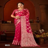 Saroj Richie Rich Jharkan Vol-5 Wholesale Fendi Fabrics With Jharkan Work Sarees