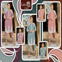 Laxuria D.no 1420 Wholesale Designer Tunics Cord Set Collection