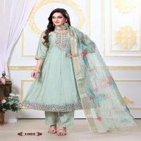 Krishna Nari Vol-1 Wholesale Roman Silk With Inner Readymade Salwar Kameez