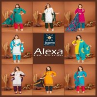 jiyana launch alexa roman silk fully stitch pretty look suit for womens