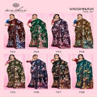 kashvi creation vaishnavi vol 7 daily wear printed georgette indian saree