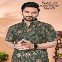 Sangeet Mumbai cotton print readymade unique colours mens kurta collection