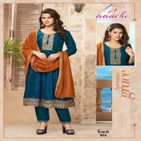 Aanchi Tencil Wholesale Vichitra Silk Readymade 3 Piece Salwar Suits