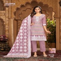 Jiyana Shiffa Wholesale Chanderi Jacquard Fabrics Readymade 3 Piece Suits