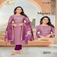 mayuri Vol-2 by hariyaali silk adorable readymade combo set salwar suit