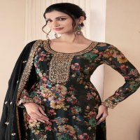 vinay kuleesh pahal vol 3 chinon exclusive design unstitch suits for ladies