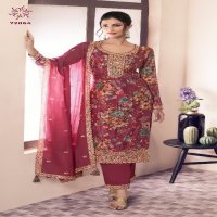 vinay kuleesh pahal vol 3 chinon exclusive design unstitch suits for ladies