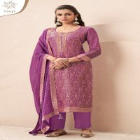 kuleesh vinay star simmer jacquard fashionable design unstitch suits