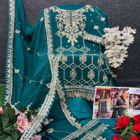 al khushbu zahra rubab vol 3 designer georgette modern pakistani dress material