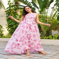 Chansi Elegance Wholesale Floral Printed Anarkali Gown Style Kurtis