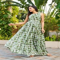 Chansi Elegance Wholesale Floral Printed Anarkali Gown Style Kurtis