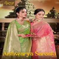 Saroj Aishwarya Saroski Vol-2 Wholesale Silk With Swaroski Rich Pallu Sarees