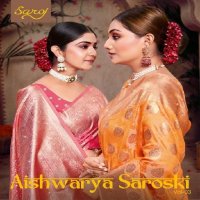 Saroj Aishwarya Saroski Vol-3 Wholesale Silk With Swaroski Rich Pallu Sarees