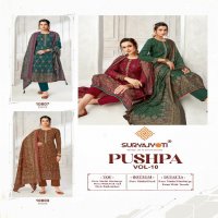 Suryajyoti Pushpa Vol-10 Wholesale Heavy Modal With Neck Embroidery Dress Material