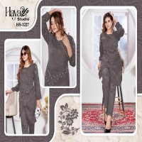 Haya Studio HS-1227 Wholesale Imported Velvet Satin Cord Set Collection