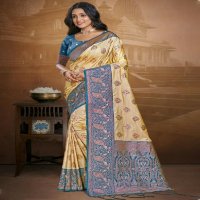 bunawat leela silk wedding festival wear silk fabric saree collection