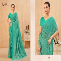 RUCHI RAGAA GEORGETTE VOL 13 FANCY FLOWER PRINTED SAREE COLLECTION