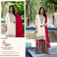 Shree Fabs R-1623 Wholesale Readymade Indian Pakistani Concept Suits