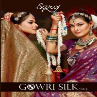 Saroj Gowri Silk Vol-2 Wholesale Dual Tone Silk Ethnic Sarees