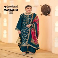 mandakini vol 15 by shree shalika viscose dola jacquard shop trendy unstitch suits