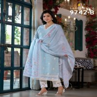 Label Khoj 9742A To 9742B Wholesale Readymade Pakistani Style Suits Combo