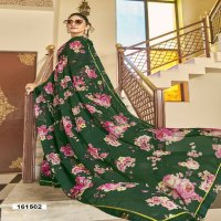 vallabhi prints pranvika summer wear georgette floral print saree