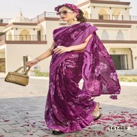 Vallabhi Nityansha Vol-1 Wholesale Abstract Print Georgette Fabrics Sarees