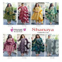 Mystic 9 Shanaya Vol-7 Wholesale Umbrella Cut Kurtis With Pant And Dupatta