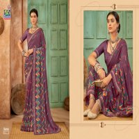 Vishal Hema Wholesale Georgette Print Ethnic Sarees