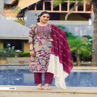 Passion Tree Shayoni Vol-1 Wholesale Straight Kurti With Pant And Dupatta