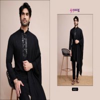 Shubhvastra Modern Ethnics Wholesale Mens Kurta With Pant And Dupatta