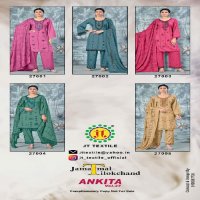 JT Ankita Vol-27 Wholesale Rayon Fabrics With Work Dress Material