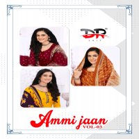 DR Suit Ammi Jaan Vol-3 Wholesale Pure Cotton Printed Dress Material